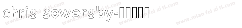chris sowersby字体转换